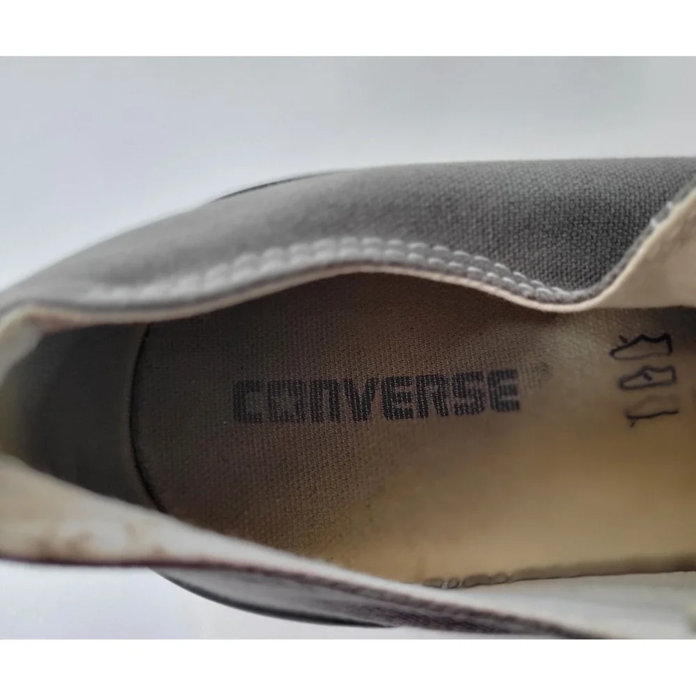 Converse Chuck Taylor All Star Low Top Gray Canvas Sneakers Mens 10